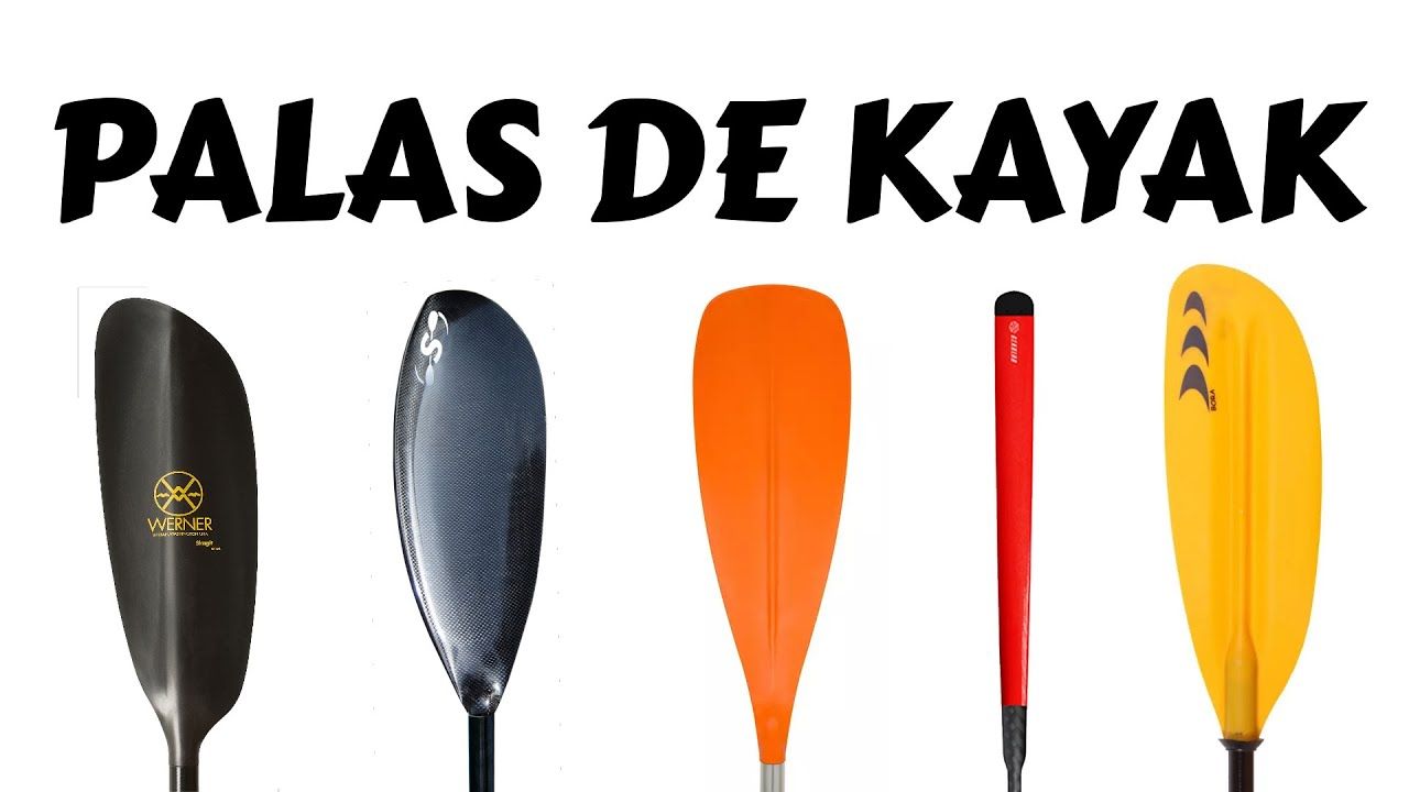 Tipos de remos para kayak y su uso